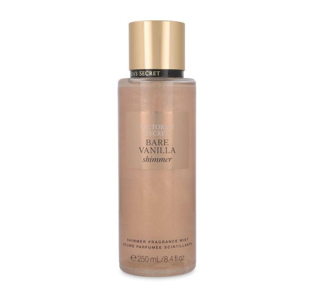 Victoria's Secret Bare Vanilla Shimmer Scented Spray Beaten Vanilla and Soft Cashmere 250ml