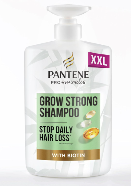 Pantene Pro-V Miracles Grow Strong Shampoo with Biotin 1L