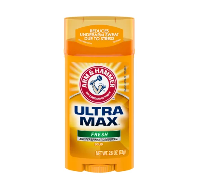 Arm & Hammer Ultra Max Deodorant Fresh Wide Stick 2.6oz