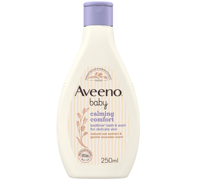 Aveeno Baby Calming Comfort Bedtime Bath & Wash 250ml