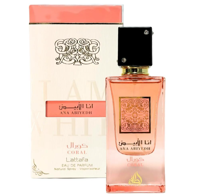 Lattafa Ana Abiyedh Coral Eau De Parfum 60ml