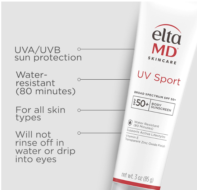 EltaMD UV Sport Water-Resistant SPF 50 Sunscreen 85g