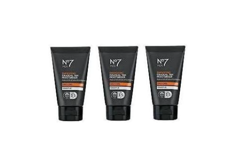 No7 Men Energising Gradual Tan Moisturiser SPF15 50ml 3pck