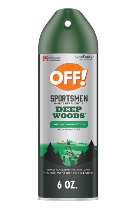 SC Johnson OFF! Sportsmen Deep Woods Insect Repellent 3 Sweat Resistant 6oz