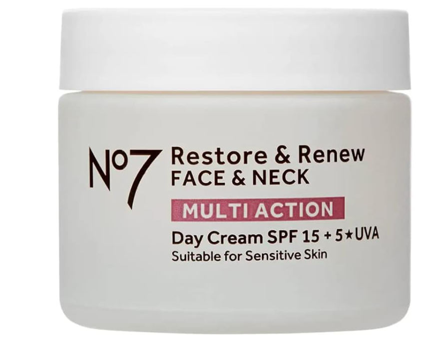 No7 Restore & Renew Face and Neck Multi Action Day Cream SPF 15 50 ml