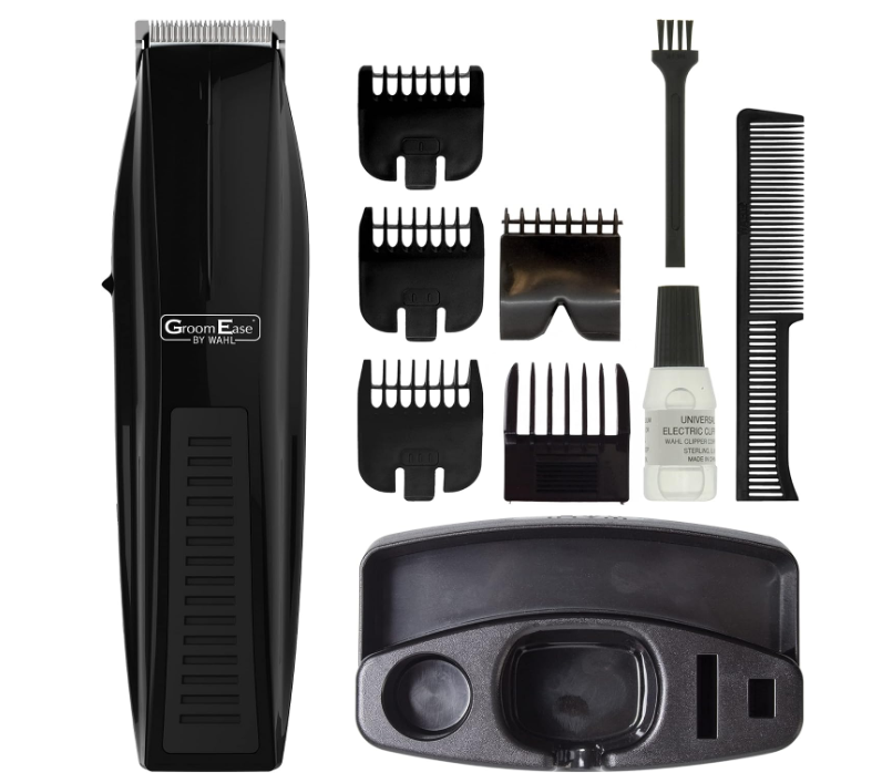 Wahl GroomEase Performer Trimmer for Men – Beard Care Kit, Black