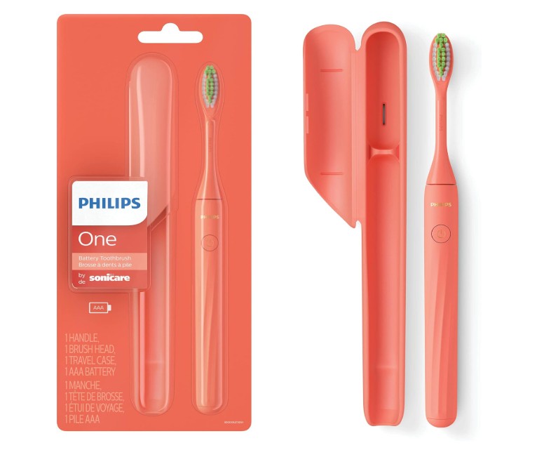 Philips One by Sonicare Battery Toothbrush Coral Miami HY1100/01