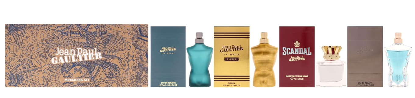 Jean Paul Gaultier Set of 4 Miniatures for Men