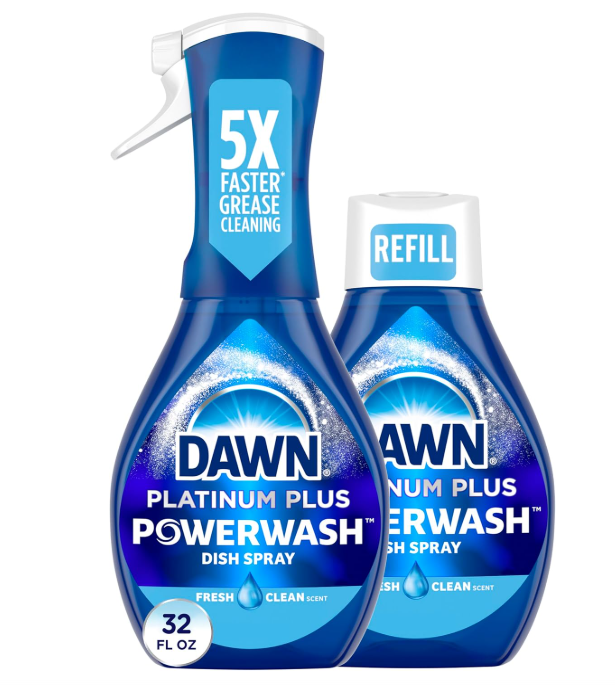 Dawn Platinum Plus Powerwash Dish Spray 32 fl oz w/ Refill Starter Bundle