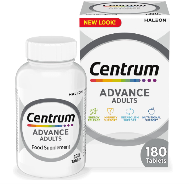 Centrum Advance Multivitamin Tablets, 24 Nutrients, 180 Ct