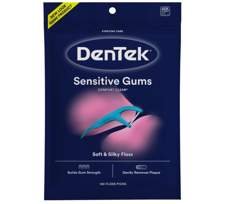 Dentek Sensitive Gums Comfort Clean Floss Picks 150pcs