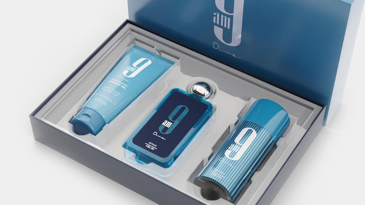 Afnan 9AM Dive Perfume Gift Set for Unisex