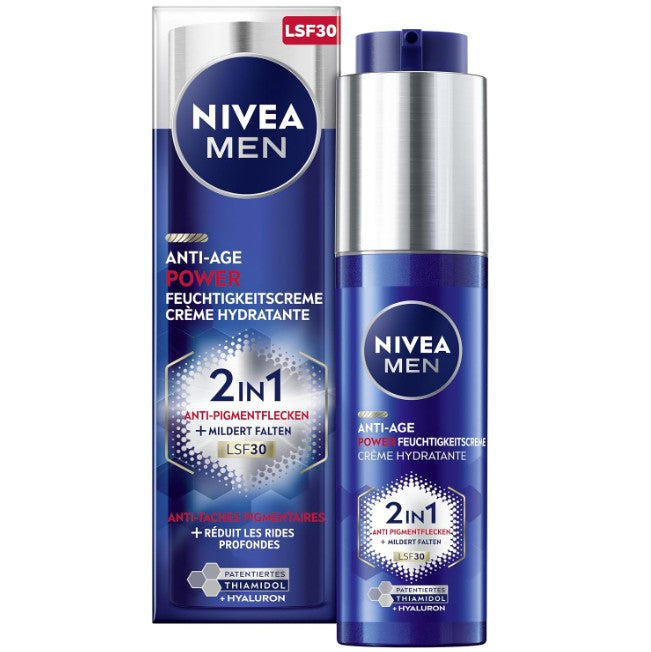 Nivea Men Anti-Age Power 2 in 1 Anti-Pigment Moisturizer SPF30 50ml