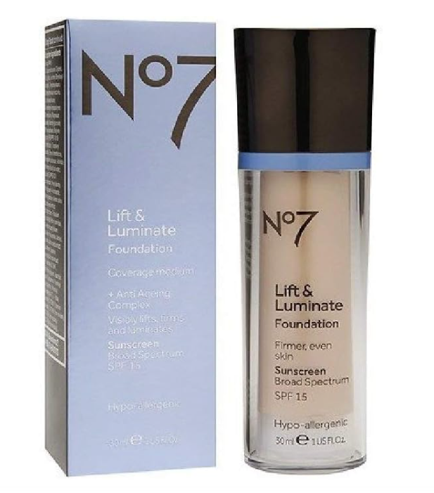 No7 Lift & Luminate Foundation Warm Beige 50ml