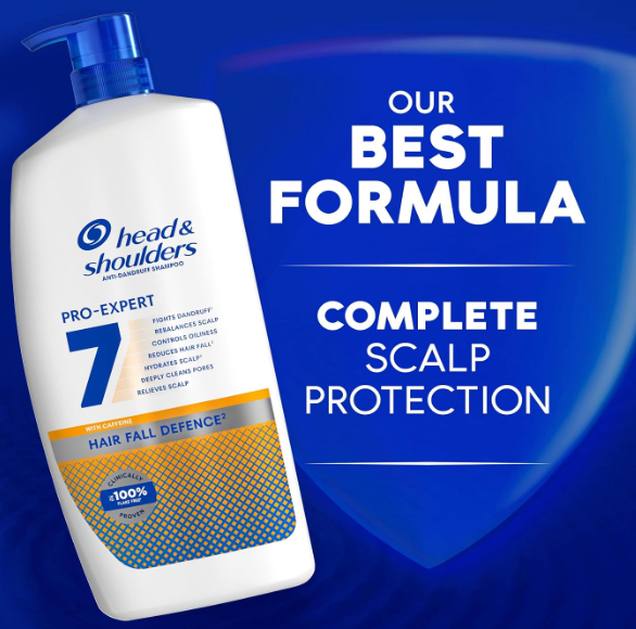 Head & Shoulders Anti-Dandruff Shampoo Pro-Expert 7 Hair Fall 800ml Pump