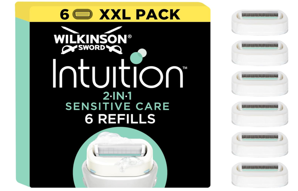 Wilkinson Sword Intuition Sensitive Care Razor Blade Refills 6 Pack