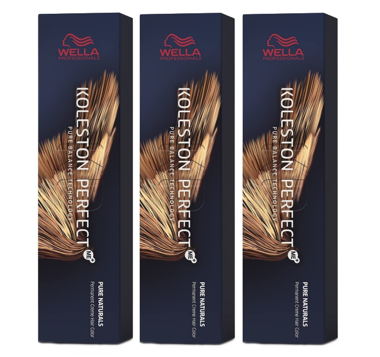 Wella Professionals Koleston Perfect Me 5/71 Light Brown Ash 60ml – 3 Pack