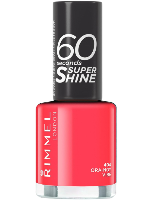 Rimmel 60 Seconds Super Shine Nail Polish 404 Ora-Ngy Vibe 8ml