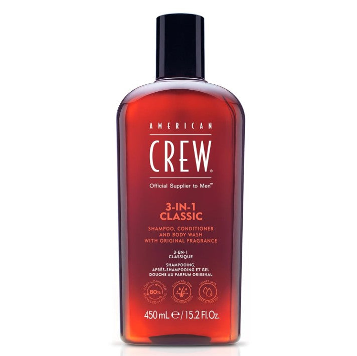 American Crew 3-in-1 Shampoo, Conditioner &amp; Body Wash 450ml