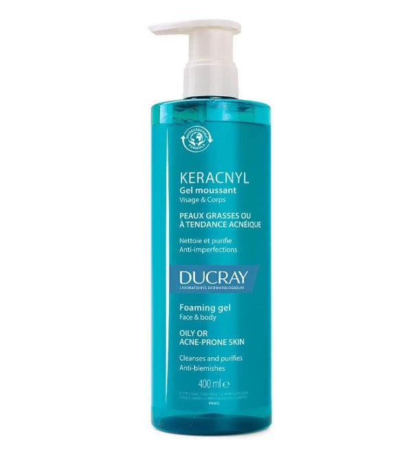 Ducray Keracnyl Cleansing Gel 400ml