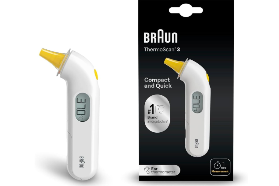 Braun ThermoScan 3 Ear Thermometer White