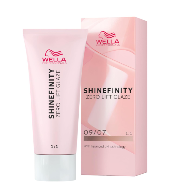 Wella Professionals Zero Lift Shinefinity Glaze 09/07 Natural Beige 60ml