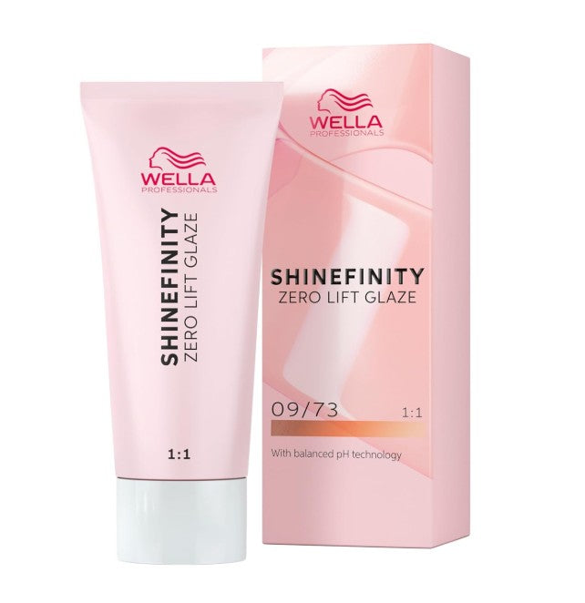 Wella Professionals Zero Lift Shinefinity Glaze 09/73 Warm Caramel Milk 60ml