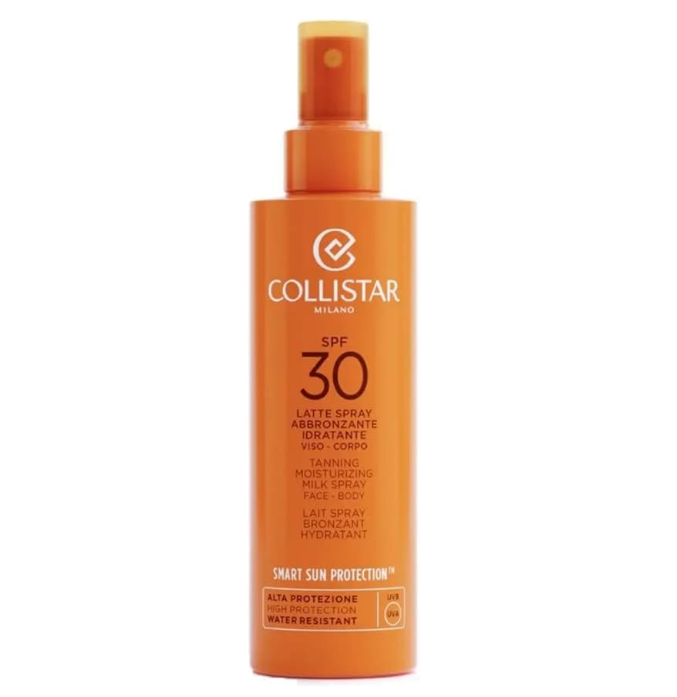 Collistar SPF30 Tanning Moisturizing Milk Spray Face &amp; Body 200ml