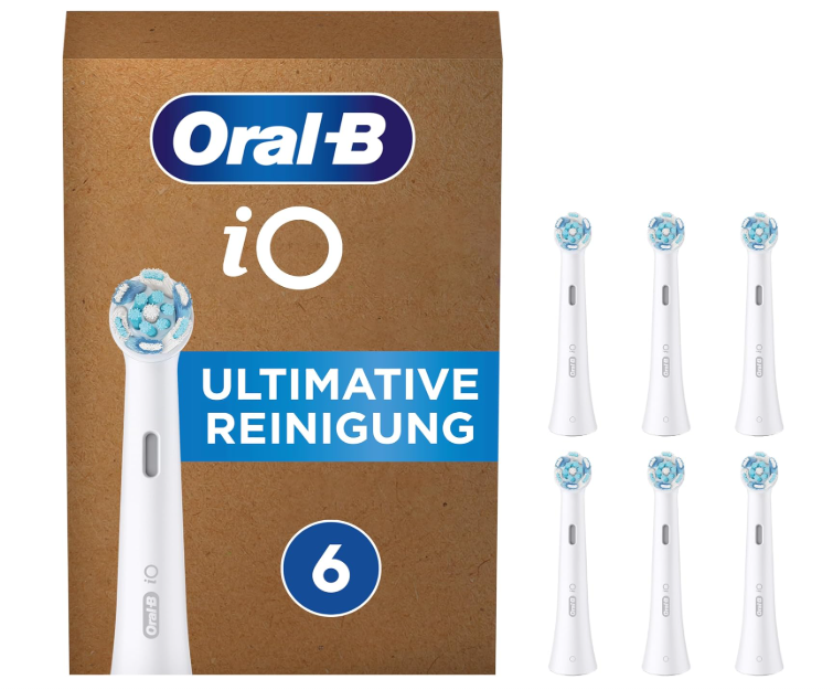 Oral-B iO Ultimate Clean Replacement Brush Heads 6 Pack