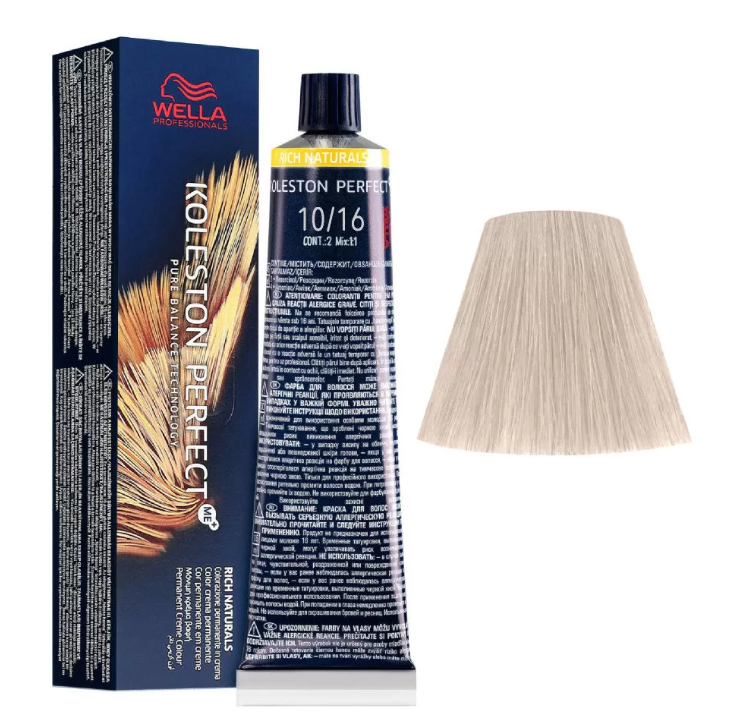 Wella Professionals Koleston Perfect Me+ 10/16 Lightest Blonde 60ml