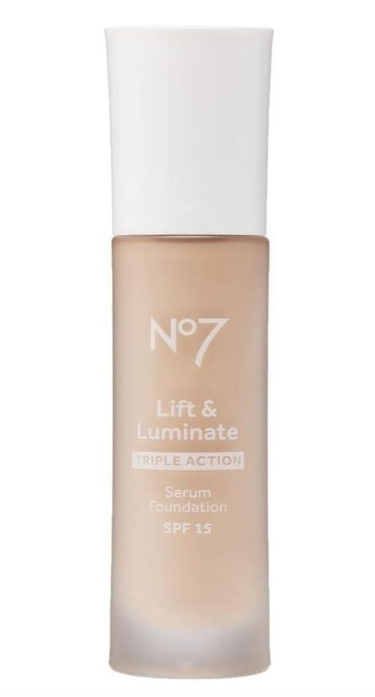 No7 Lift & Luminate Triple Action Serum Foundation SPF15 Calico 30ml