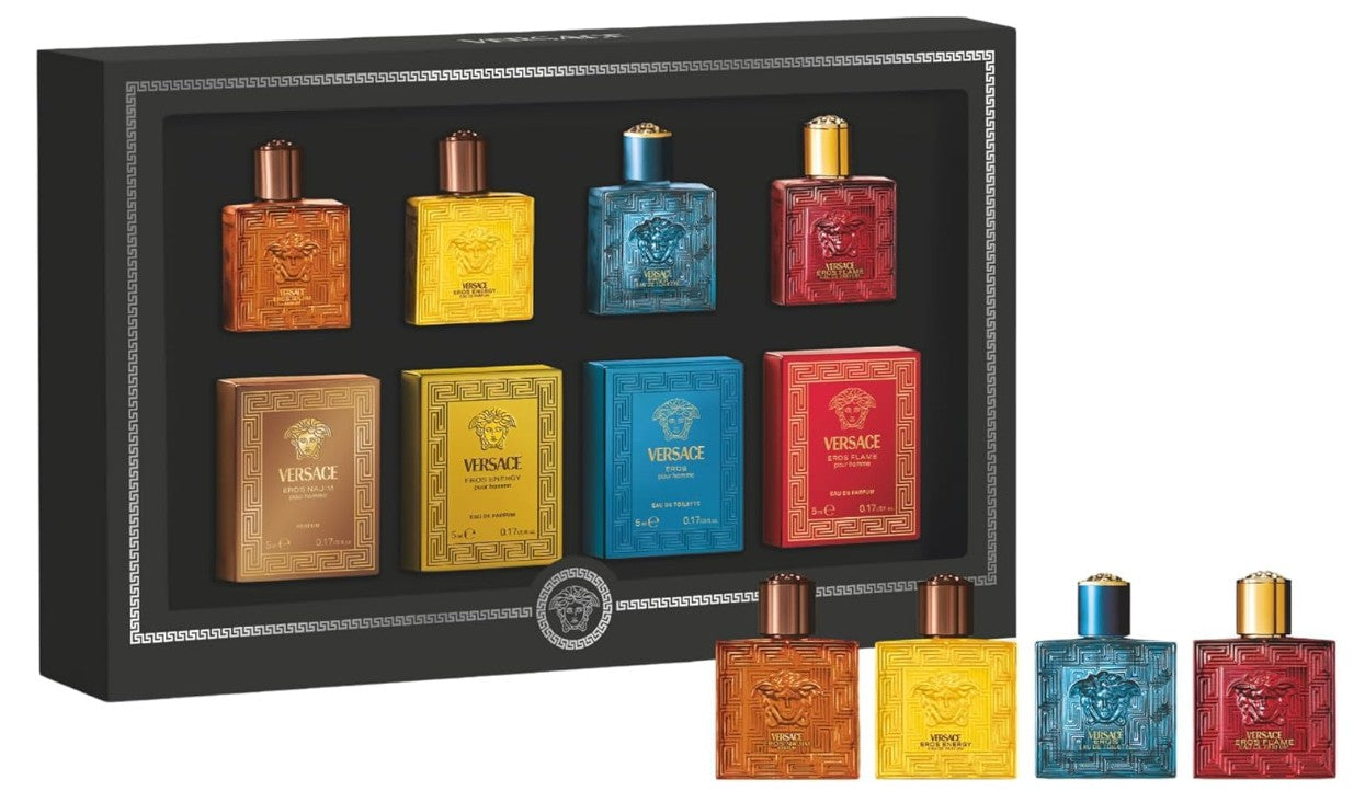 Versace Men's Miniature Collection Set 4 x 5ml
