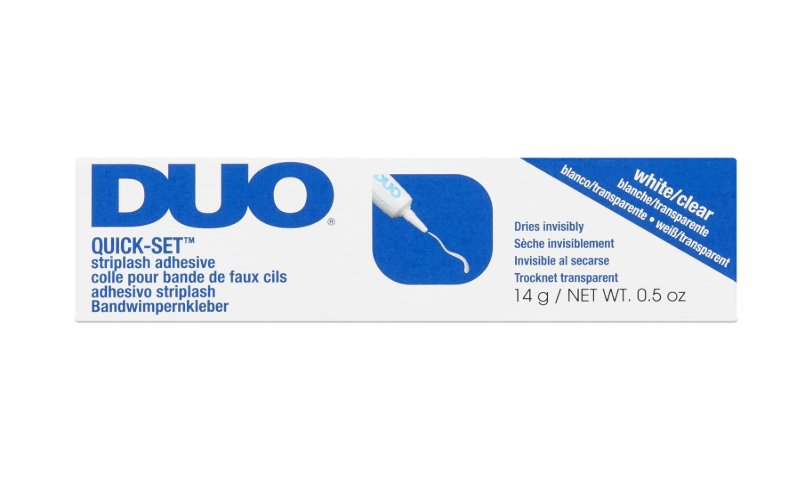 DUO Quick-Set Lash Glue White Clear Large Squeeze Tube Striplash Adhesive 14g
