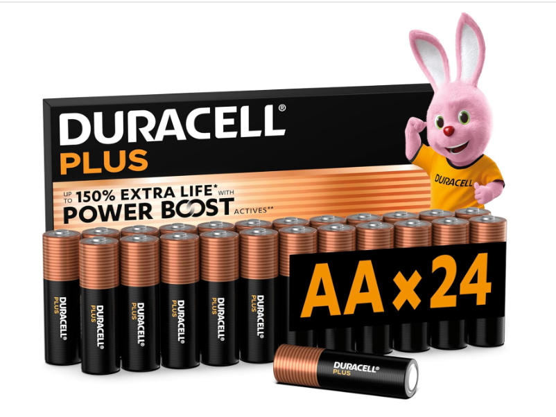 Duracell Plus AA Batteries Pack of 24