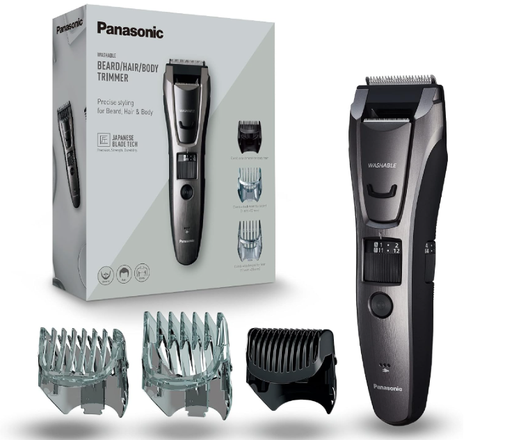 Panasonic ER-GB80 Wet & Dry Electric Hair Body & Beard Trimmer Grey