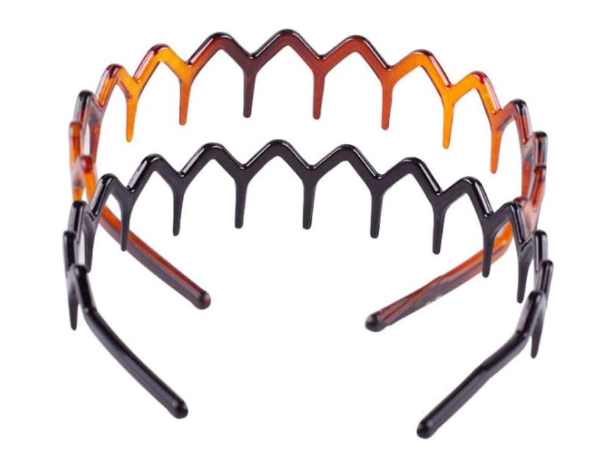 Fogcosy Plastic Zigzag Headband 2pck