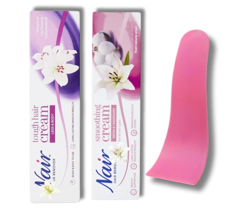 Nair Hair Removal Cream Bundle for Legs, Body, Bikini &amp; Underarms 190ml