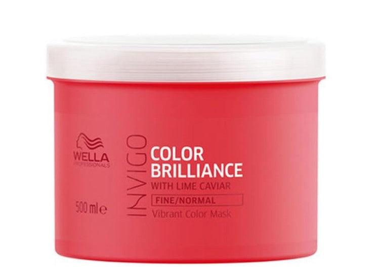 Wella Professionals Invigo Color Brilliance Mask with Lime Caviar for Fine/Normal Hair 500ml