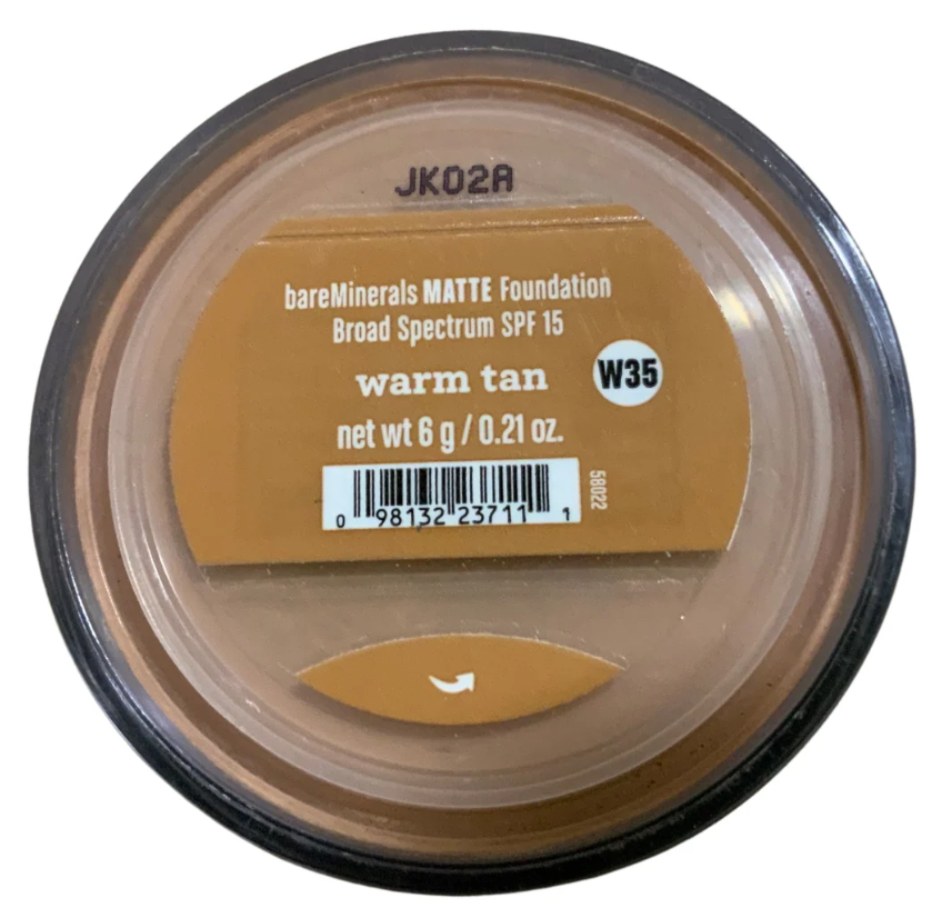 BareMinerals Matte Foundation Broad Spectrum SPF 15 Warm Tan W35 6g