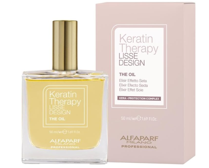 Alfaparf Milano Keratin Therapy Lisse Design The Oil Elixir Silk Effect Oil 50ml