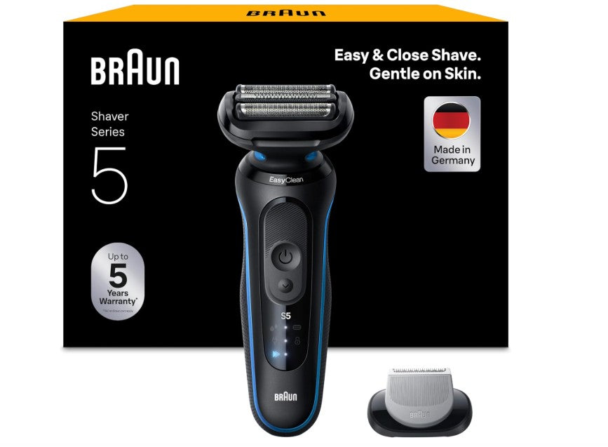 Braun Series 5 Electric Shaver Model 52-B1600S Blue