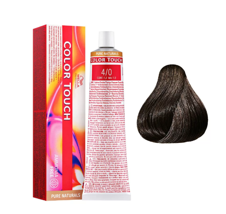 Wella Professionals Color Touch 4/0 Pure Naturals Medium Brown 60ml