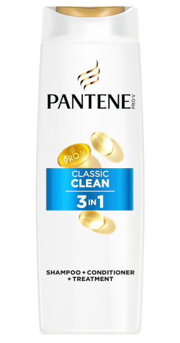 Pantene Pro-V Classic Clean 3 in 1 Shampoo + Conditioner + Treatment 625ml