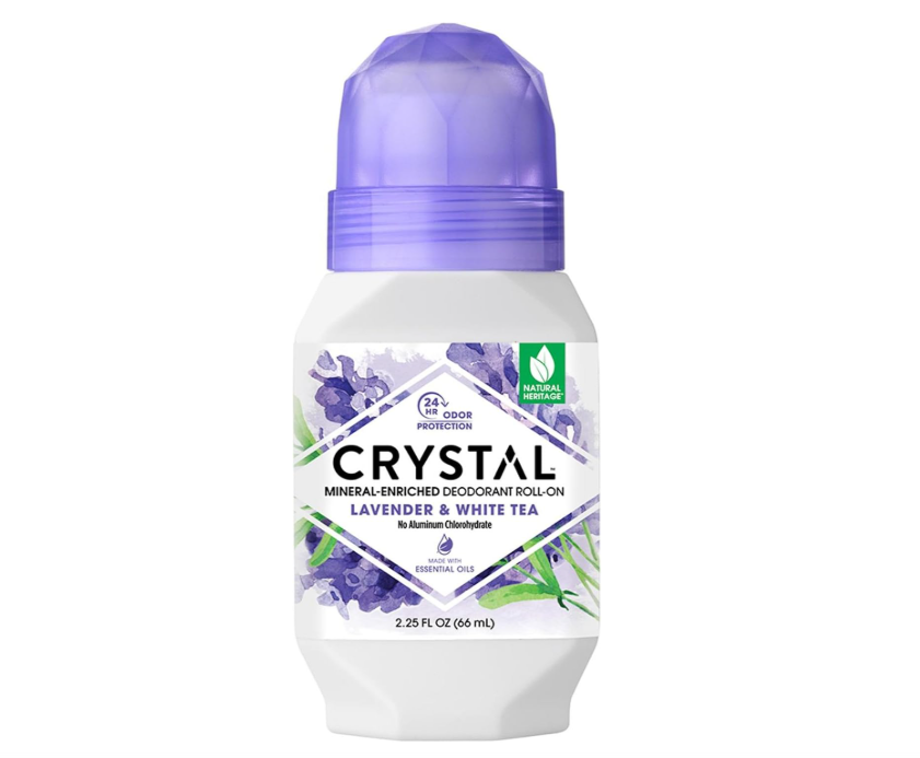 Crystal Essence Deodorant Roll-On Lavender &amp; White Tea 66ml