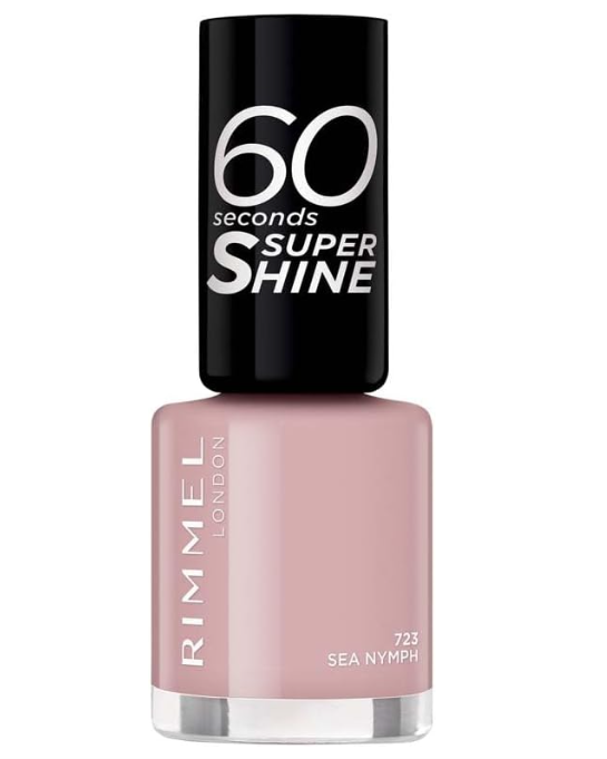 Rimmel 60 Seconds Super Shine Nail Polish 723 Sea Nymph 8ml