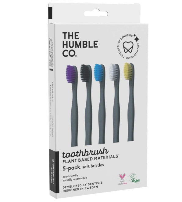 The Humble Co. Plant Based Toothbrush Soft 5 Pack