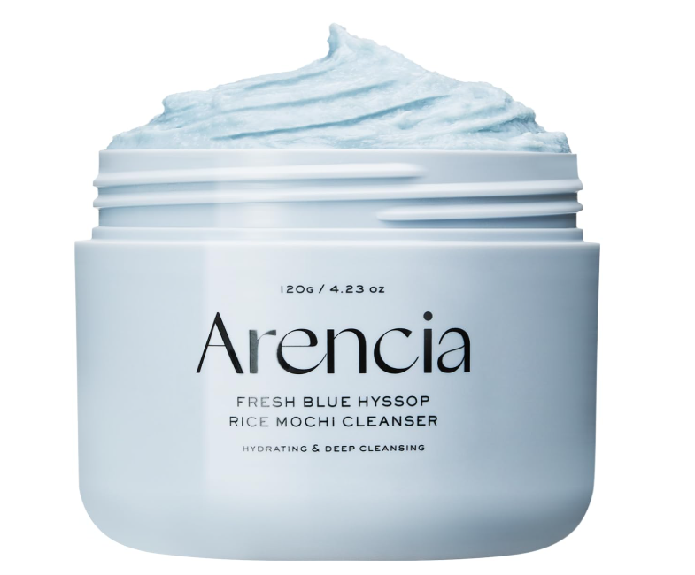 Arencia Fresh Blue Hyssop Rice Mochi Cleanser 120g