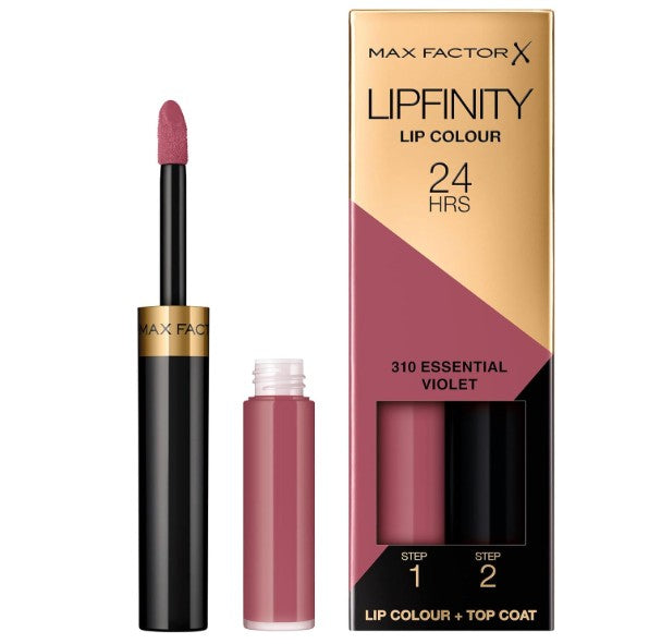 Max Factor Lipfinity Lip Colour 310 Essential Violet 2.3ml & 1.9g