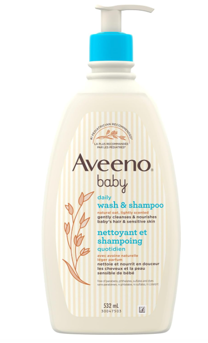 Aveeno Baby Hypoallergenic Wash & Shampoo 18oz
