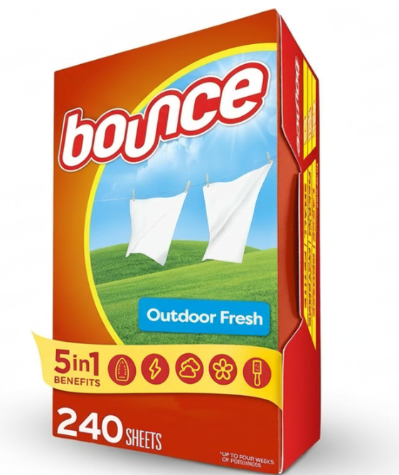 Bounce Outdoor Fresh Fabric Softener Sheets 240 Count